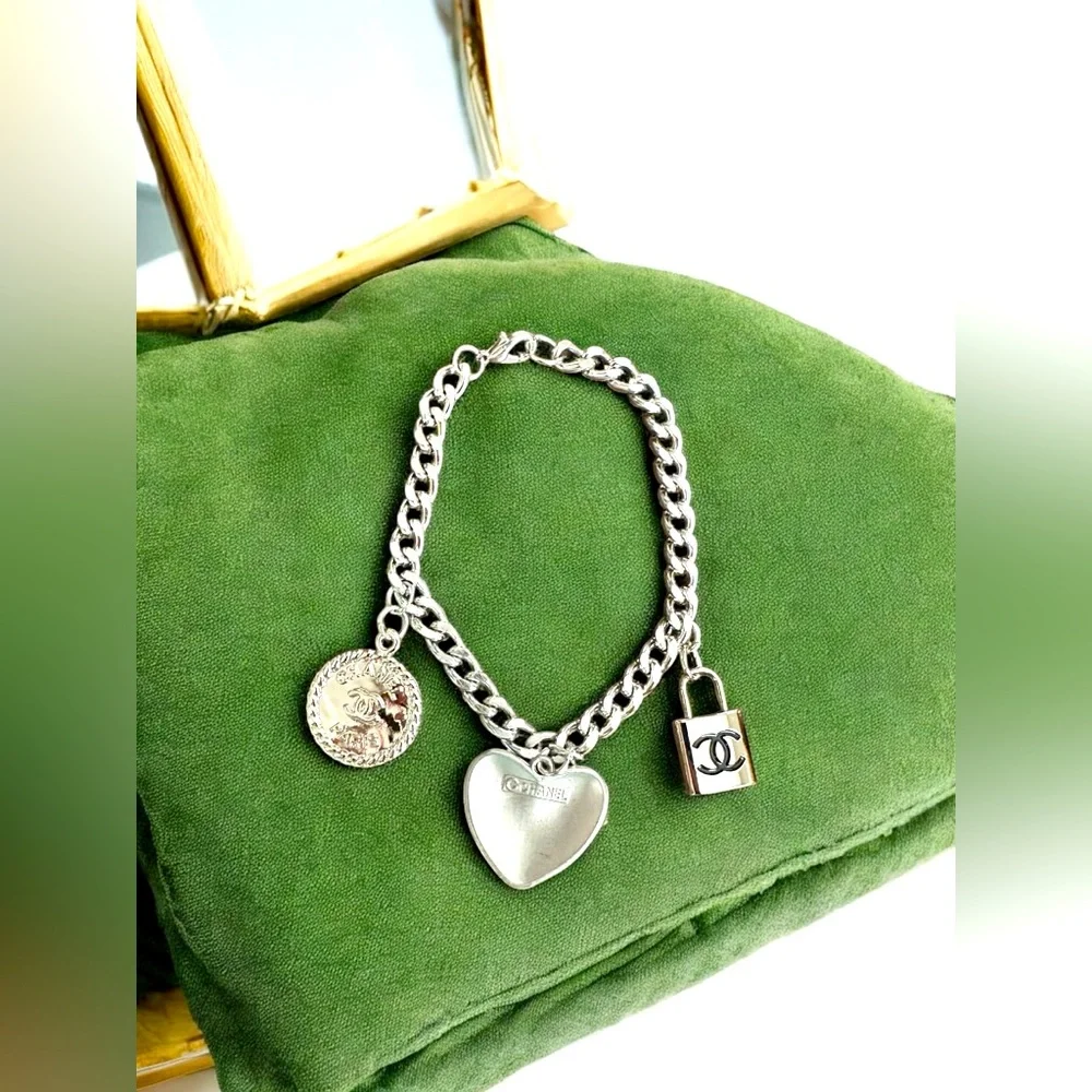 Silver Zipperpull Customizable Bracelet - Picture 2 of 2